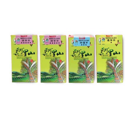 阿里山茶葉禮盒-收藏大四喜(頭等*2+特等+優等)(150g*4罐/盒)